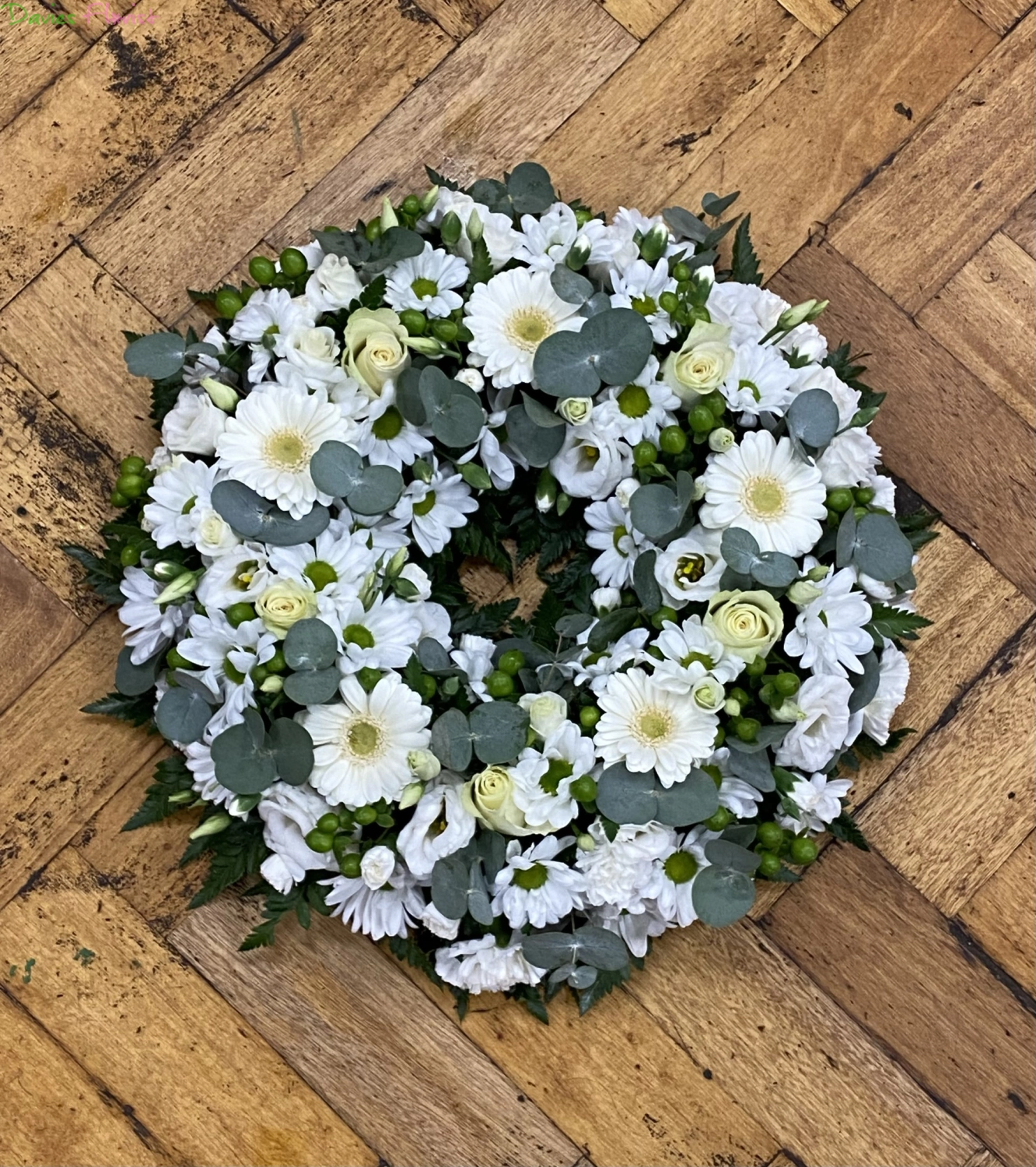 All White Wreath