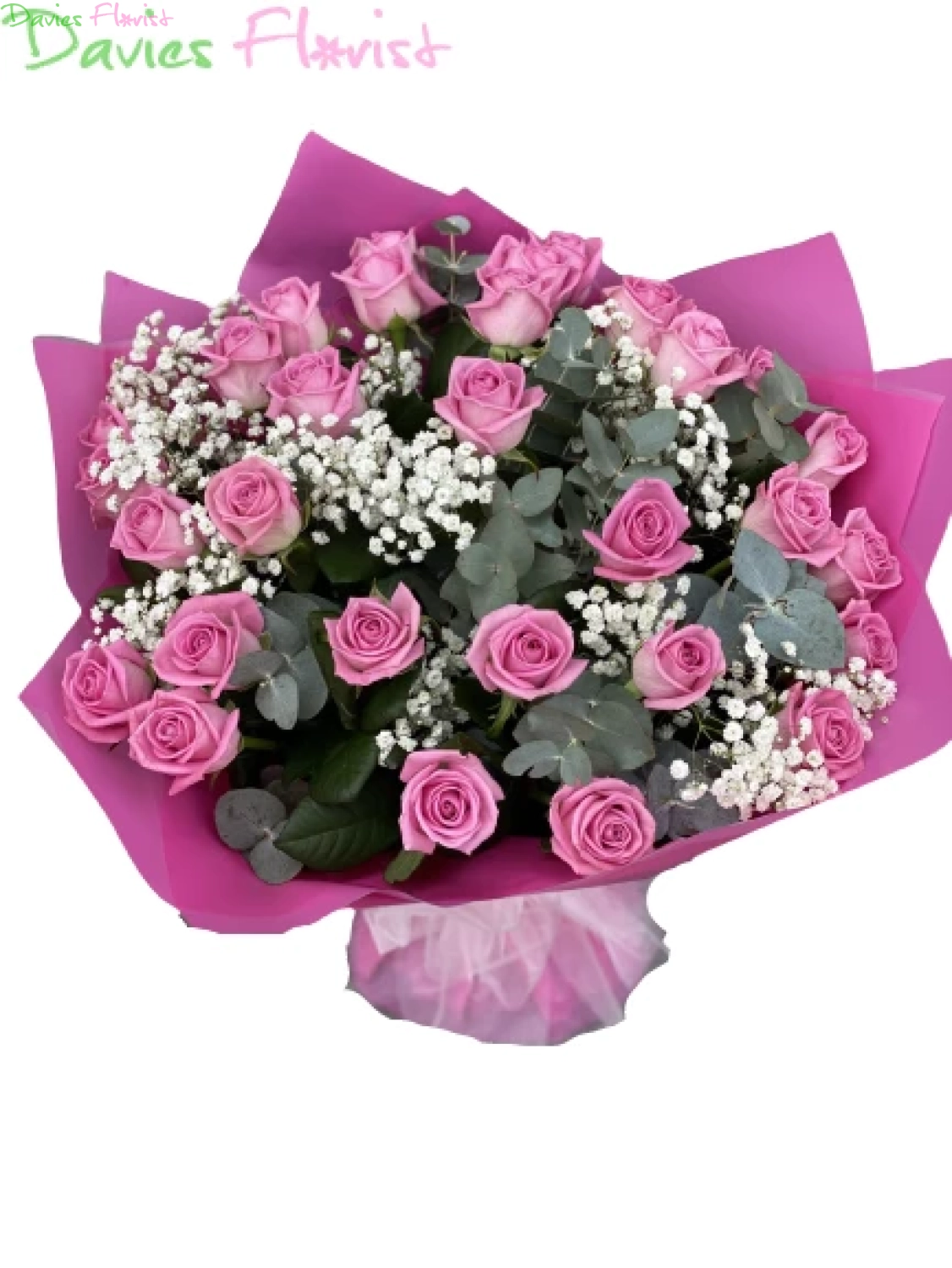 30 Pink Roses