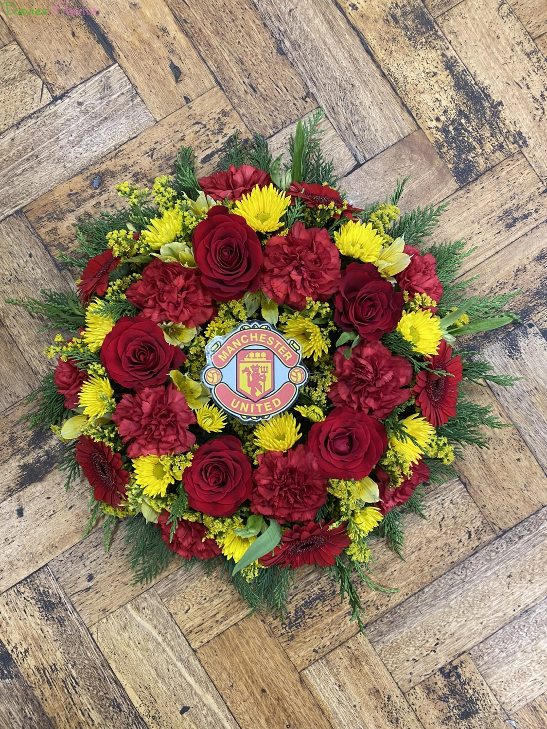 Wreath with Badge