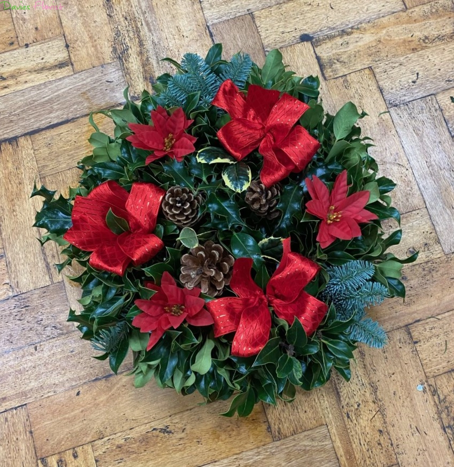 Standard Luxury Holly Wreath