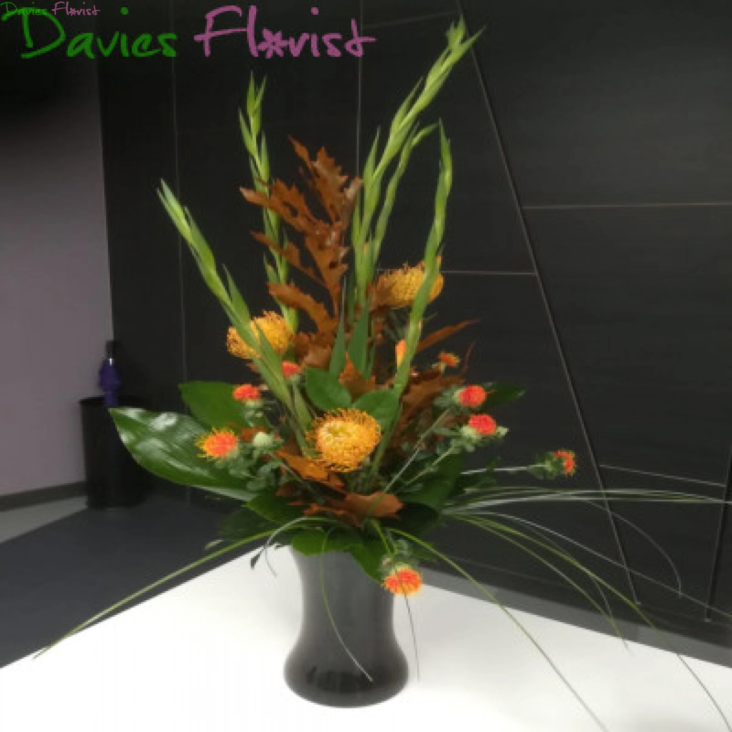 Autumn vase arrangemnet (Vase not included)