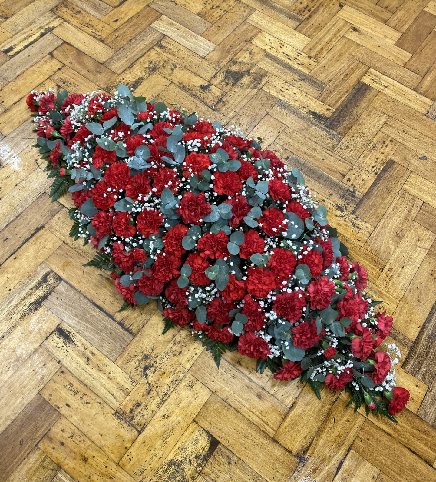 All Carnation Casket Spray