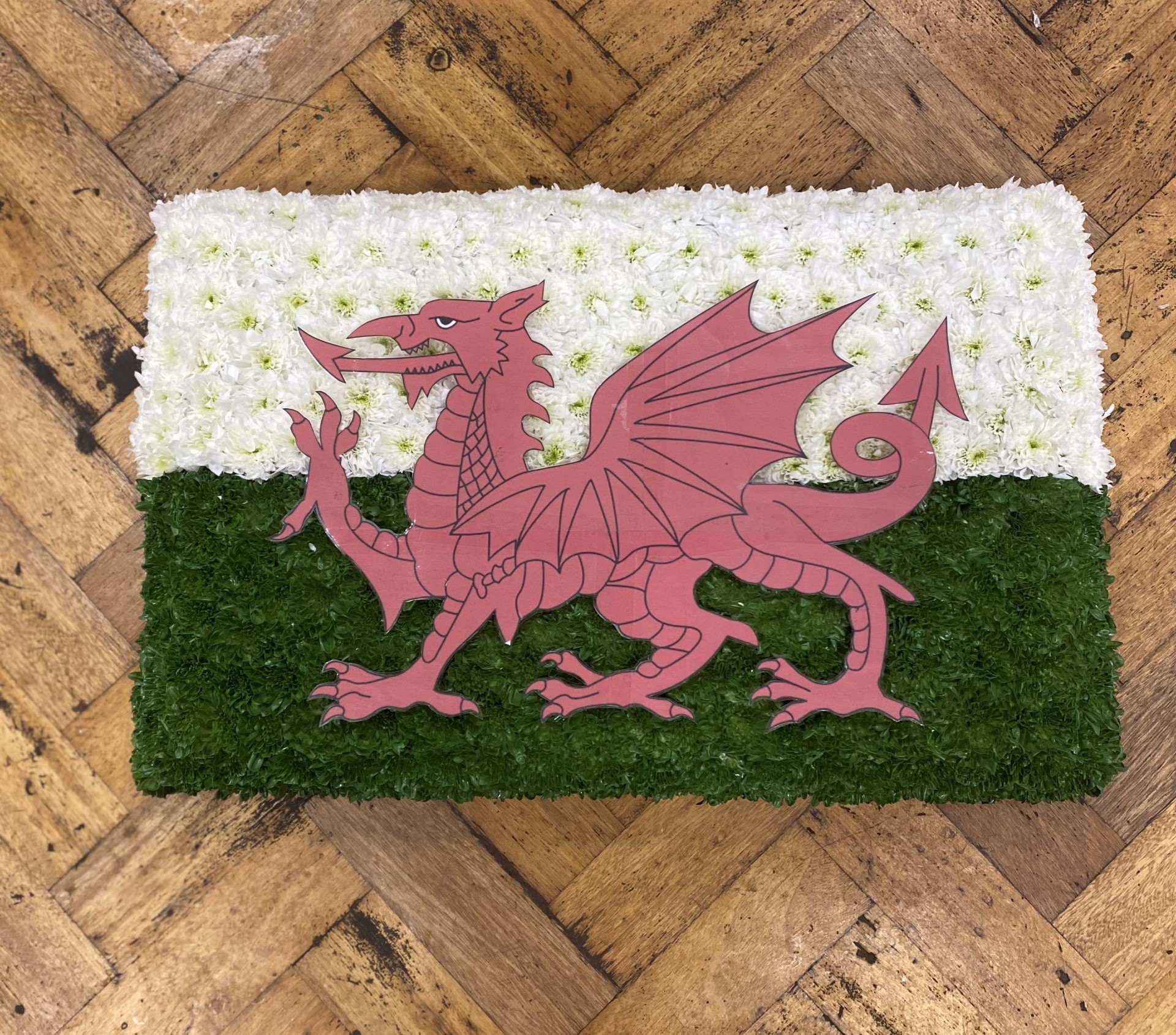 SMALL Welsh Flag Laminated