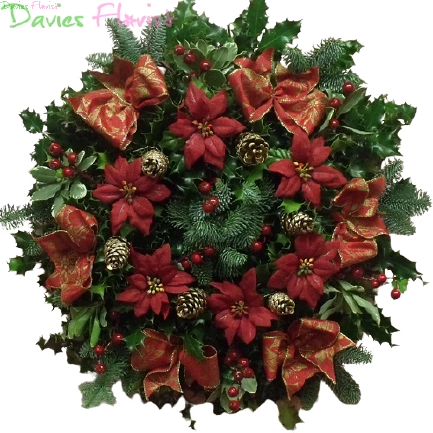 Extra Large Luxury Holly Wreath