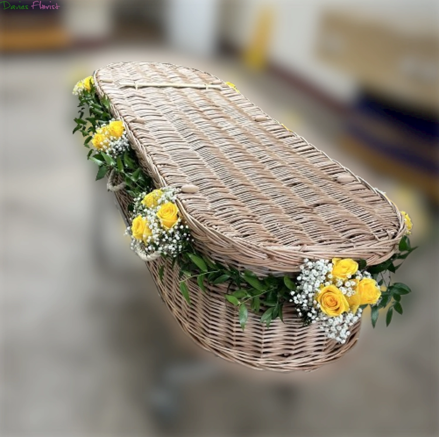 Garland for Wicker Coffin